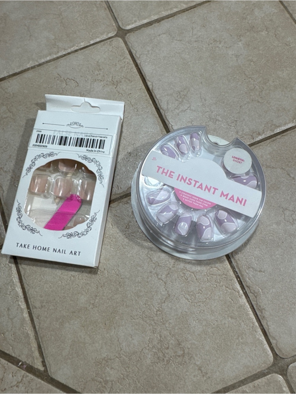 Press-On Nails in Lavender - Women Bath & Body Tools